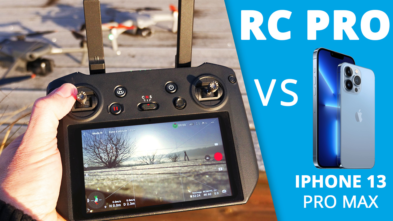 Radiocommande Smart Controller vs DJI RC Pro - Le Comparatif