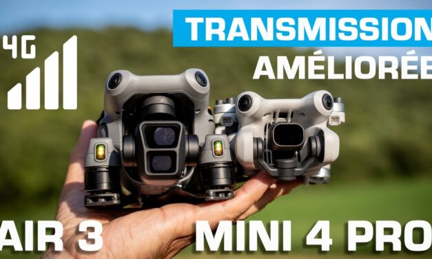 TRANSMISSION AMÉLIORÉE pour DJI AIR 3 et MINI 4 PRO avec le DONGLE 4G