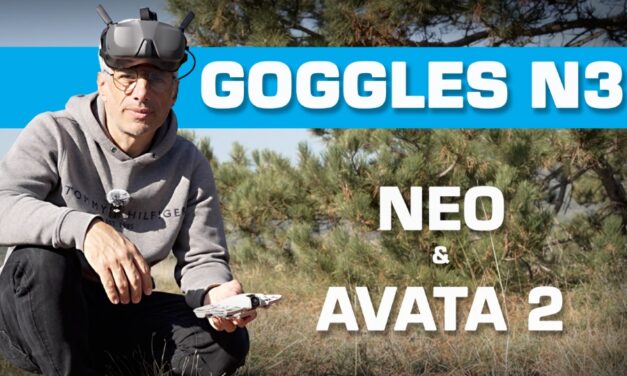 Lunettes FPV pas chères : DJI GOGGLES N3 (compatibles NEO/AVATA 2)